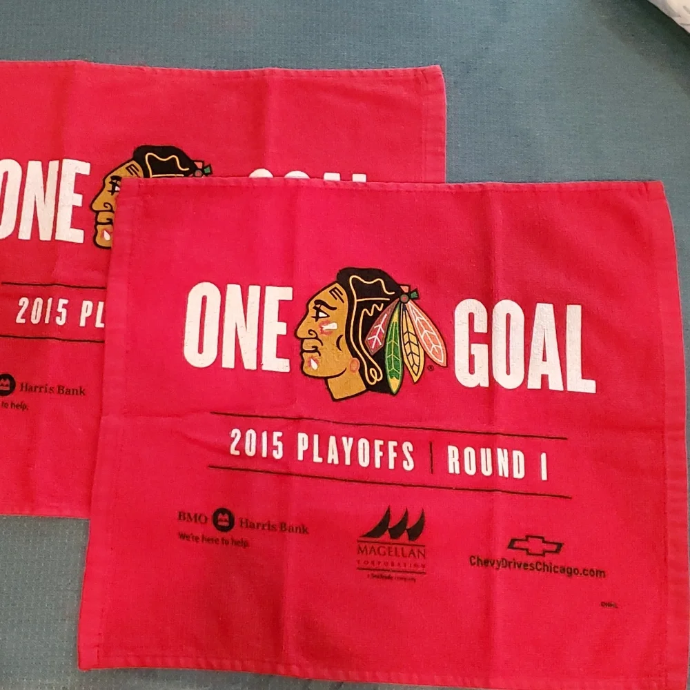 Chicago Blackhawks 2015 Playoffs Round 1 Rally towels set of 2